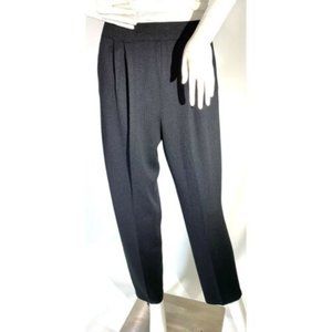 NWOT St. John Black Knit Straight leg pants